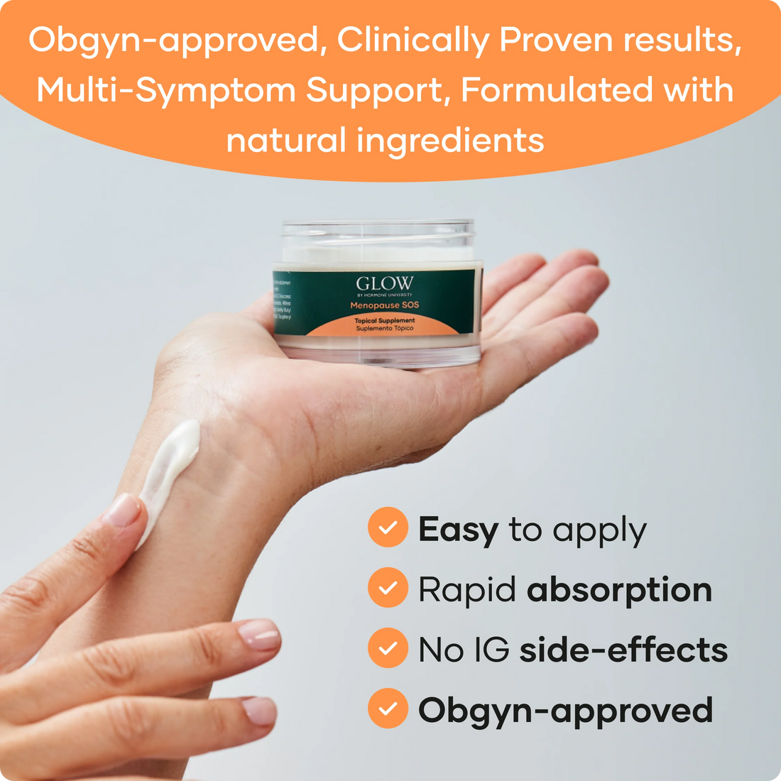 Hormone-Free Menopause Cream | Hot Flashes & Night Sweats Relief