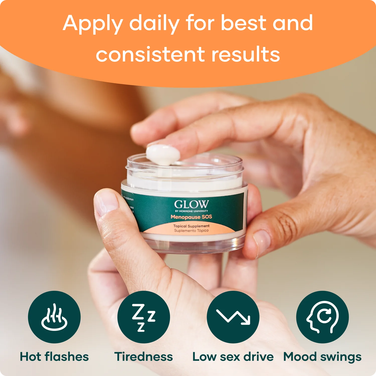 Hormone-Free Menopause Cream | Hot Flashes & Night Sweats Relief