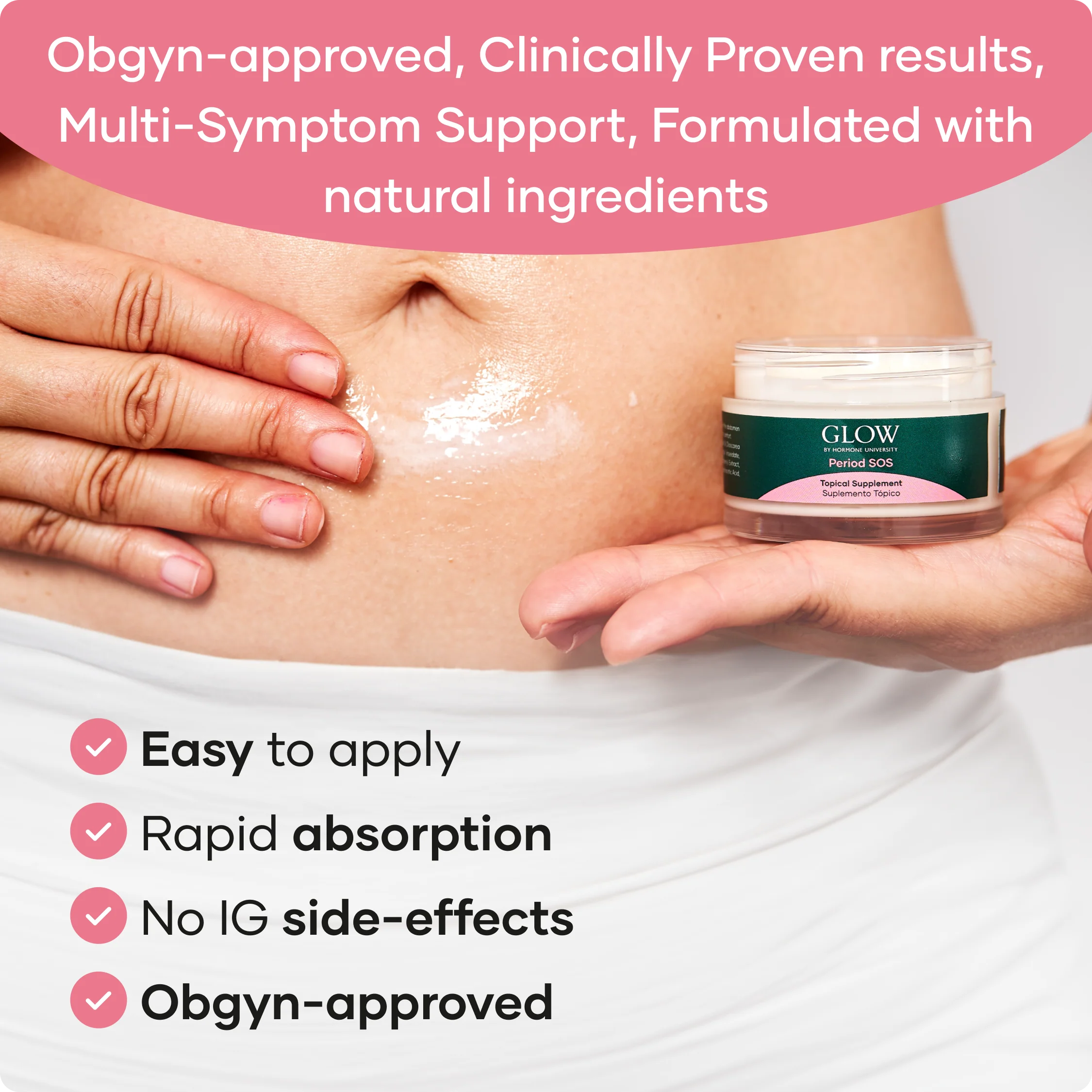 Period Pain Cream | For PMS & Menstrual Support