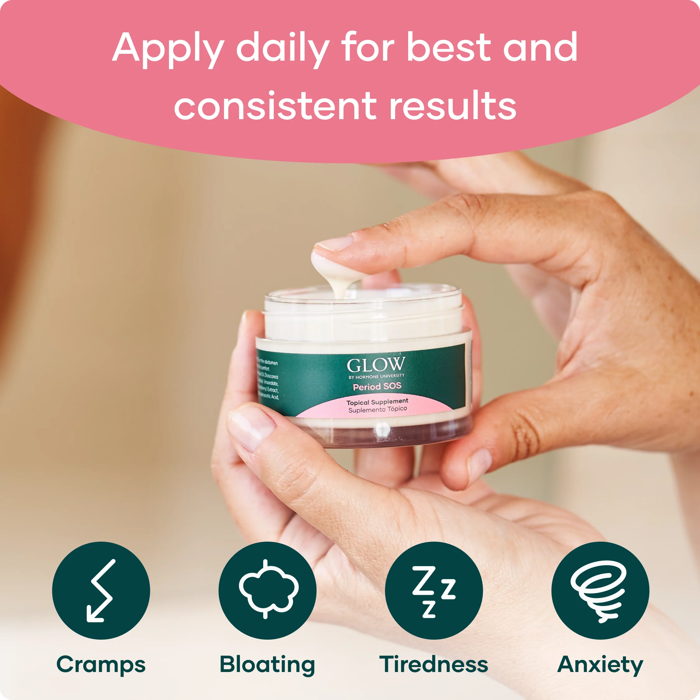 Period Pain Cream | For PMS & Menstrual Support