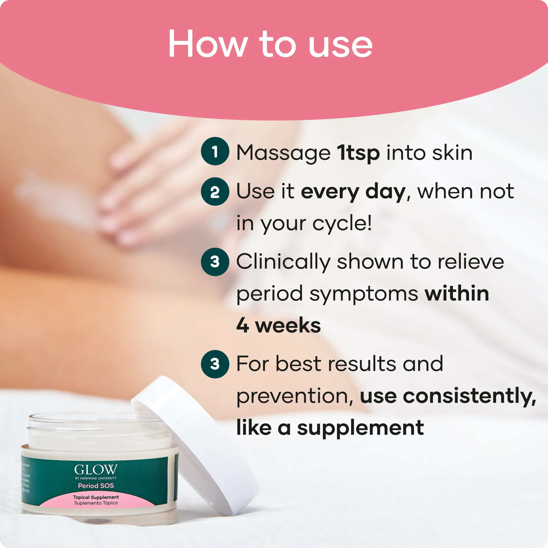 Period Pain Cream | For PMS & Menstrual Support