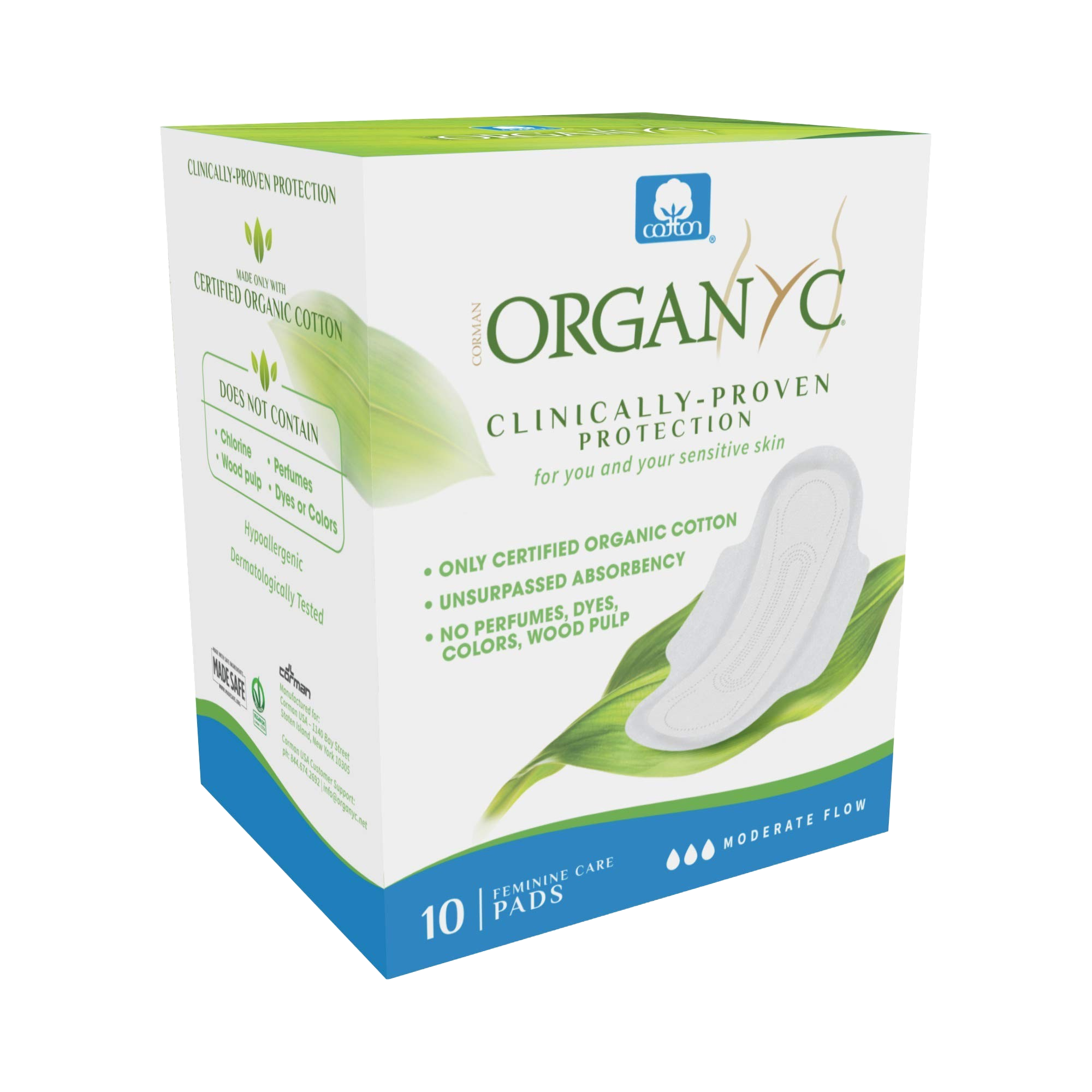Organic Period Pads with Wings | For Moderate Flow