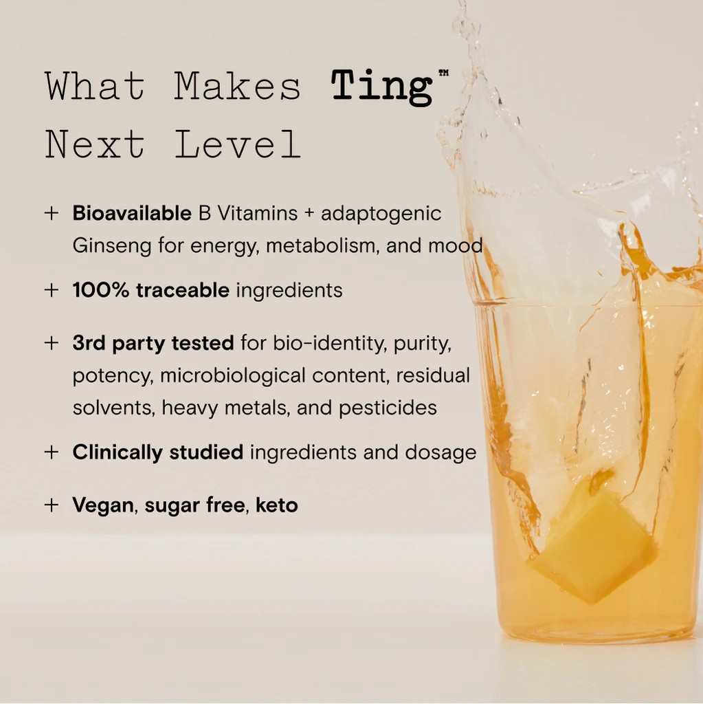 Ting™ Powder Sachets | Caffeine-free pick-me-up