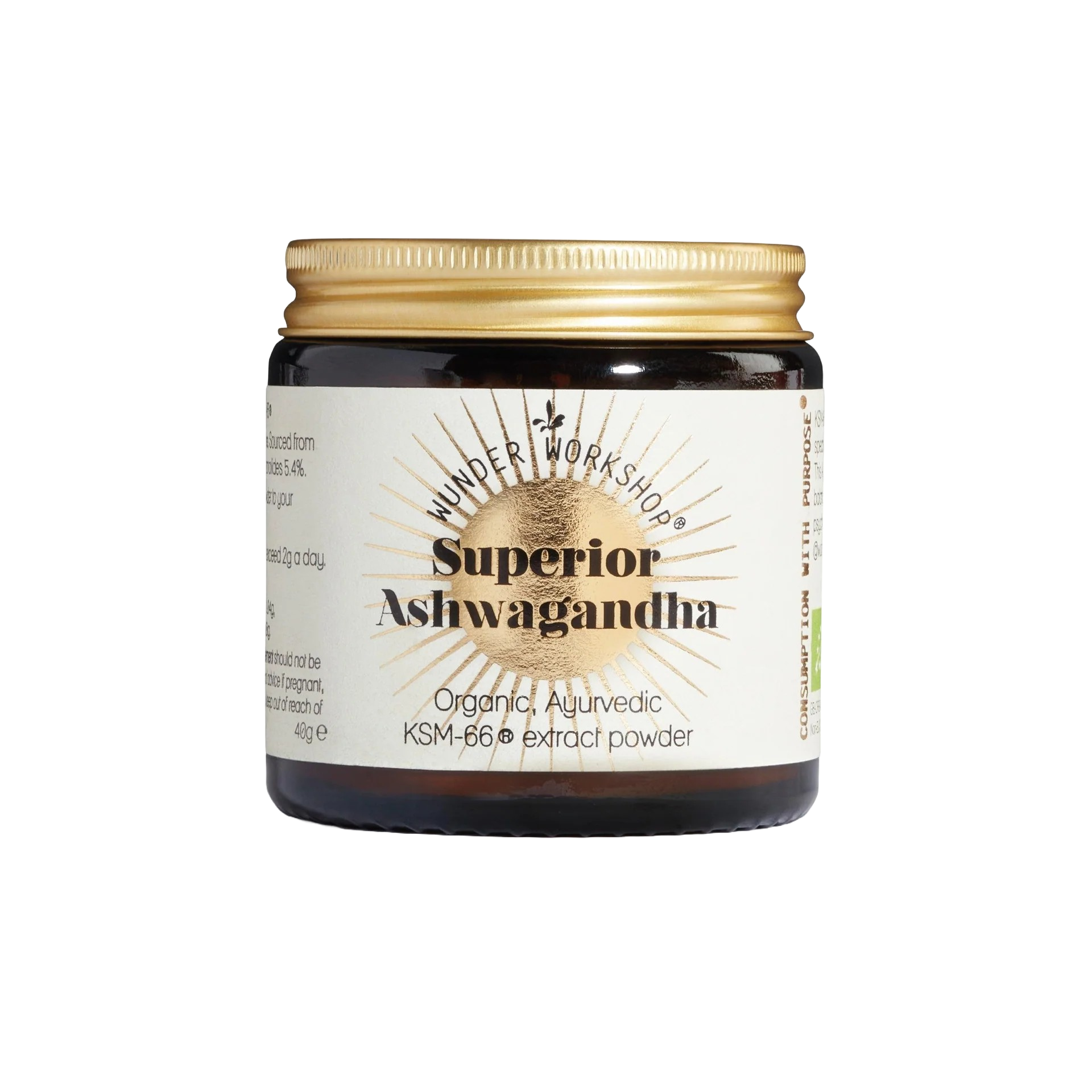 Organic Ashwagandha KSM 66 Extract Powder | Superior Quality