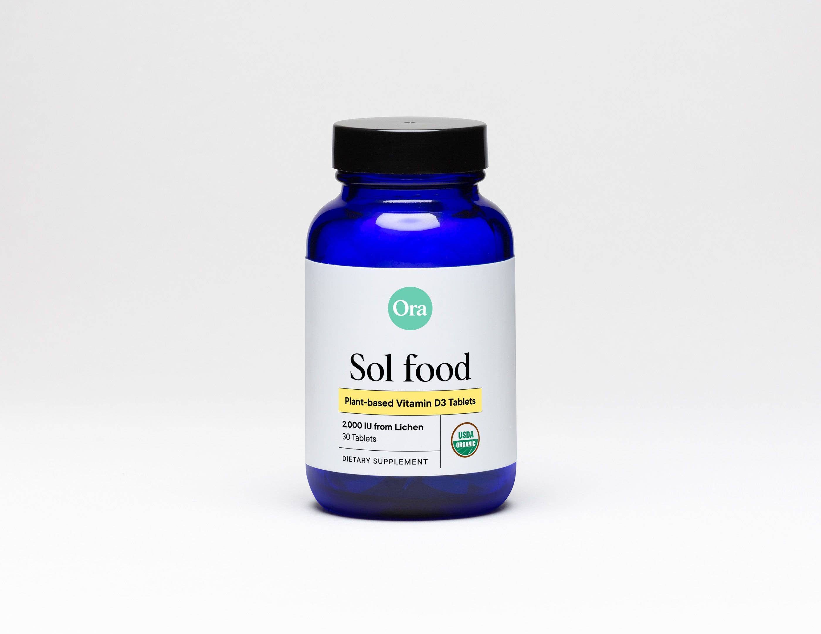 Plant-Based Vitamin D3 Tablets - 2,000 IU